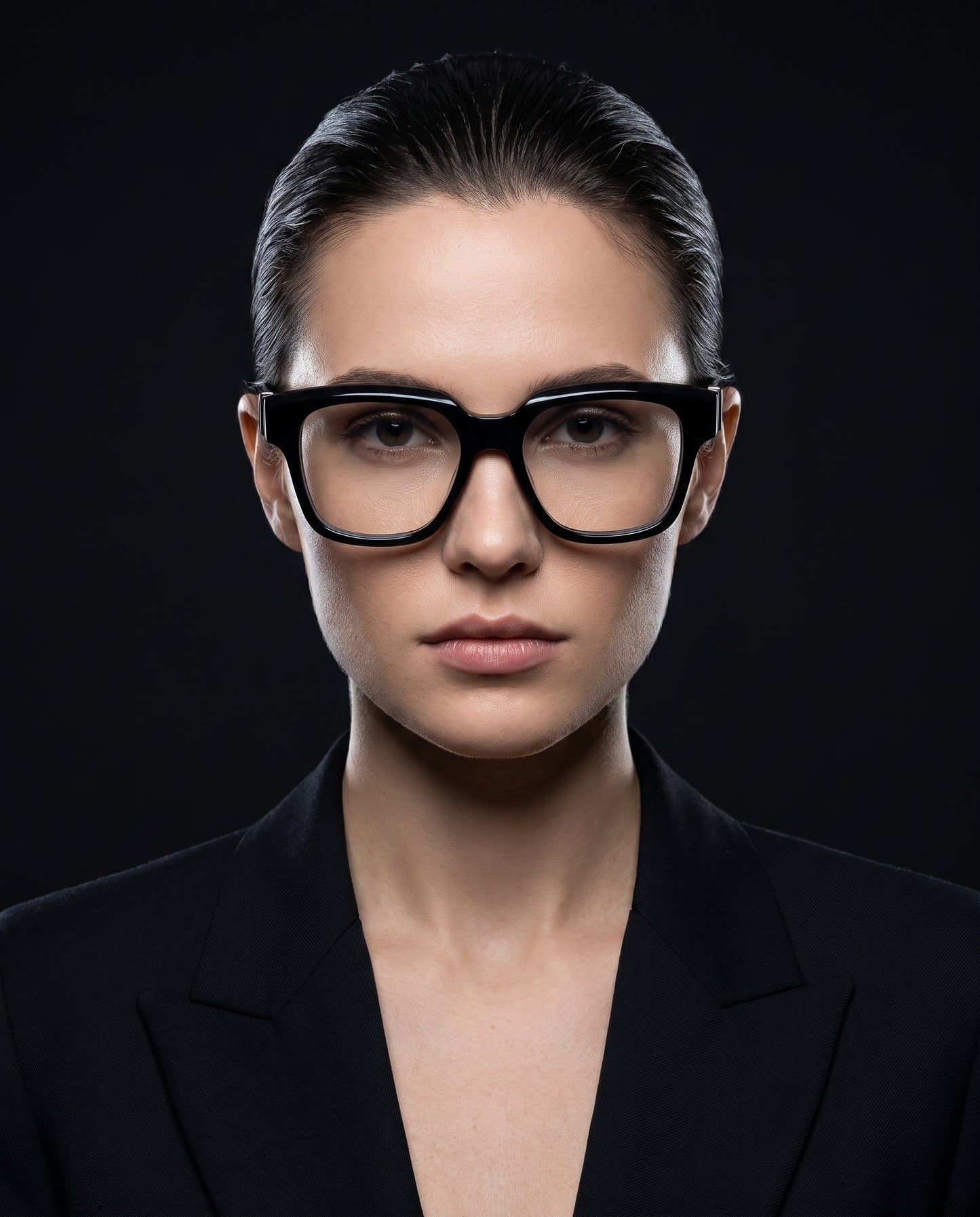 Vagillionaire II eyewear frame — model styling view