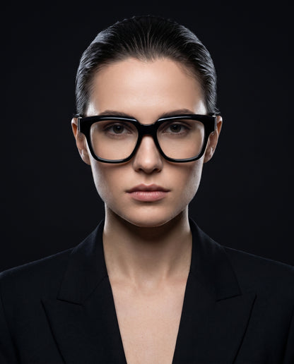 Vagillionaire II eyewear frame — model styling view