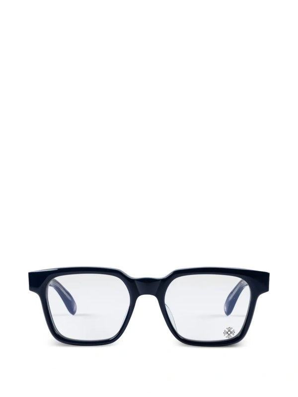 Chrome Hearts Celibussy Rectangle-Frame Glasses — Blue — view 1